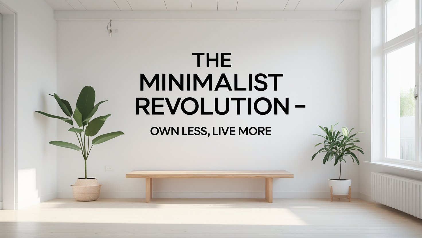 The Minimalist Revolution | Own Less, Live More